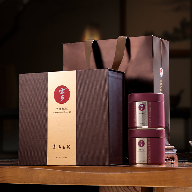 宋乡乌岽蜜兰香凤凰单丛茶一级春茶铁罐装50g
